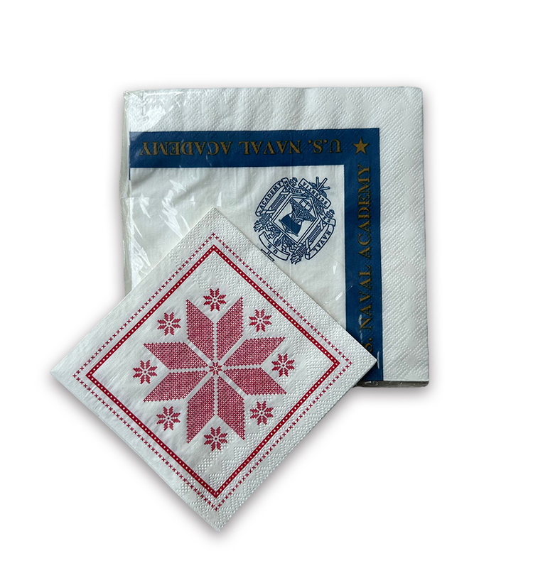 Printed napkins tissue