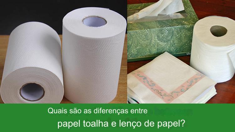 Quais são as diferenças entre papel toalha e lenço de papel?